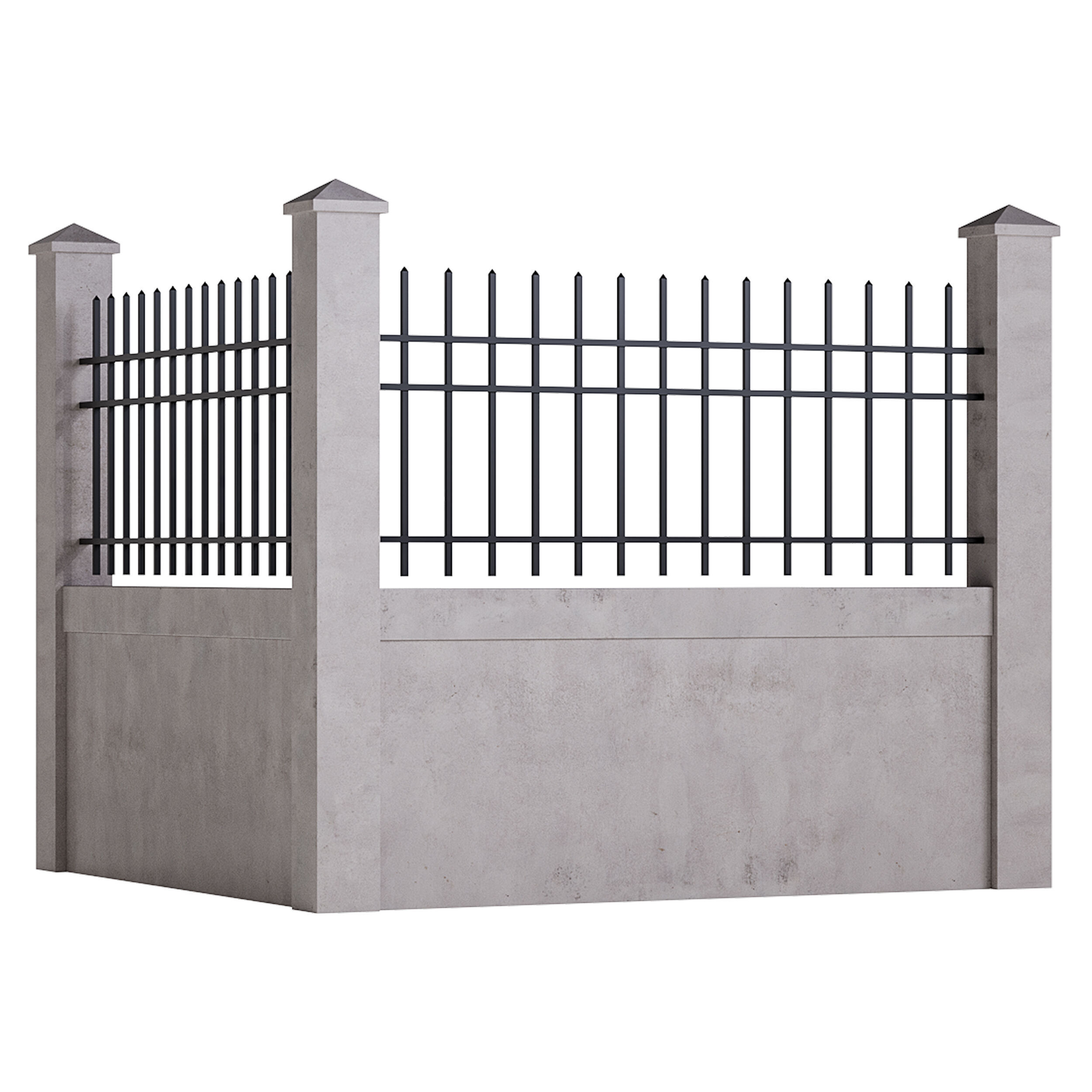 Fencing 48 3D model_6