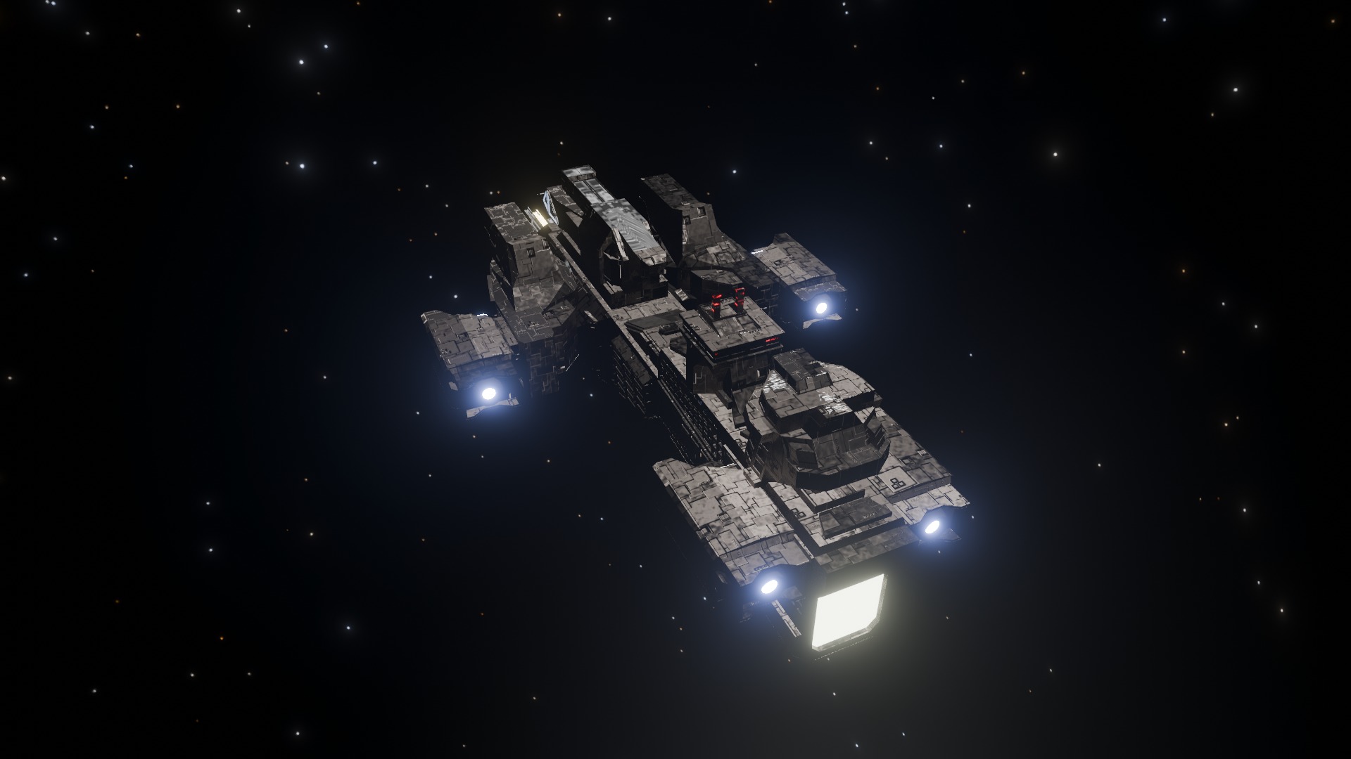 3D Spacecraft High-Quality made in blender 3D model 3D Model Collection_13