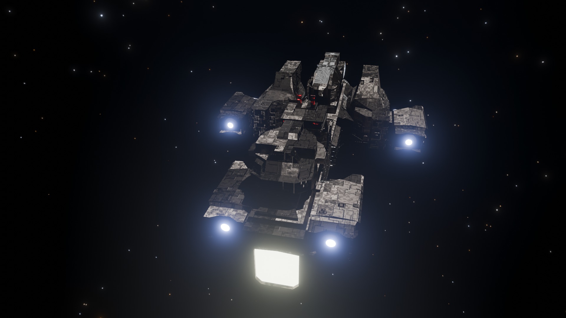 3D Spacecraft High-Quality made in blender 3D model 3D Model Collection_11