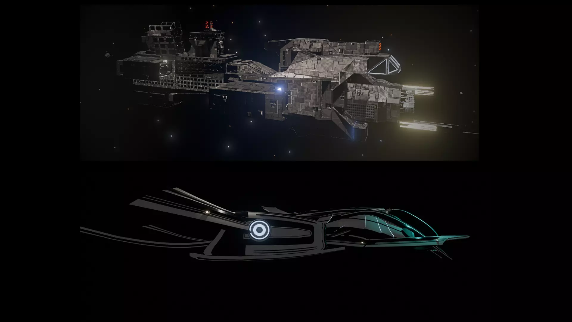 3D Spacecraft High-Quality made in blender 3D model 3D Model Collection_0