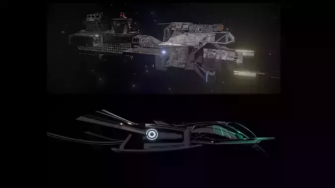 3D Spacecraft High-Quality made in blender 3D model