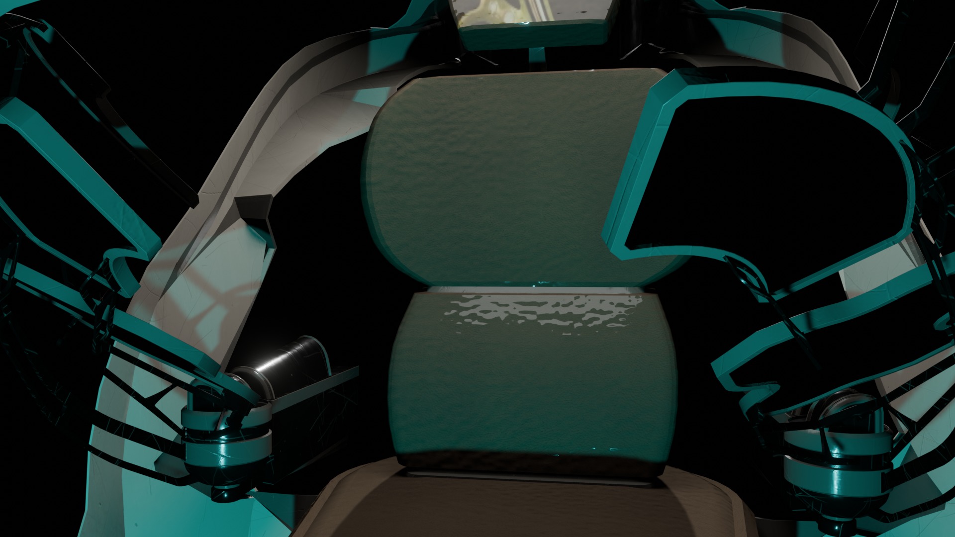 3D Spacecraft High-Quality made in blender 3D model 3D Model Collection_19