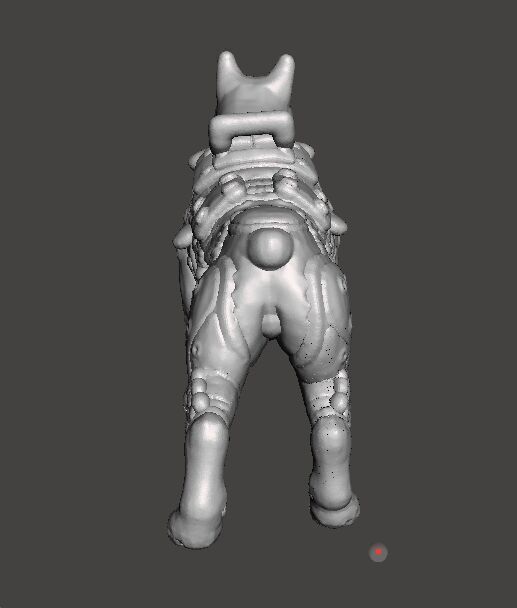 KAMPFHUND 1961 ATTACKING MINIATURE MODEL FIGURE FOR SCIFI RPG WH 3D print model_5