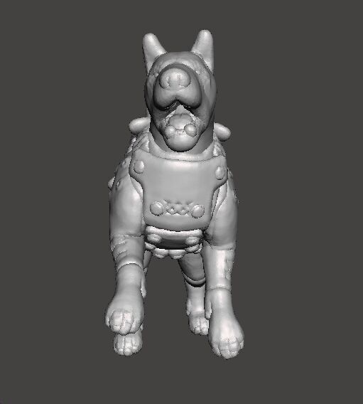 KAMPFHUND 1961 ATTACKING MINIATURE MODEL FIGURE FOR SCIFI RPG WH 3D print model_2
