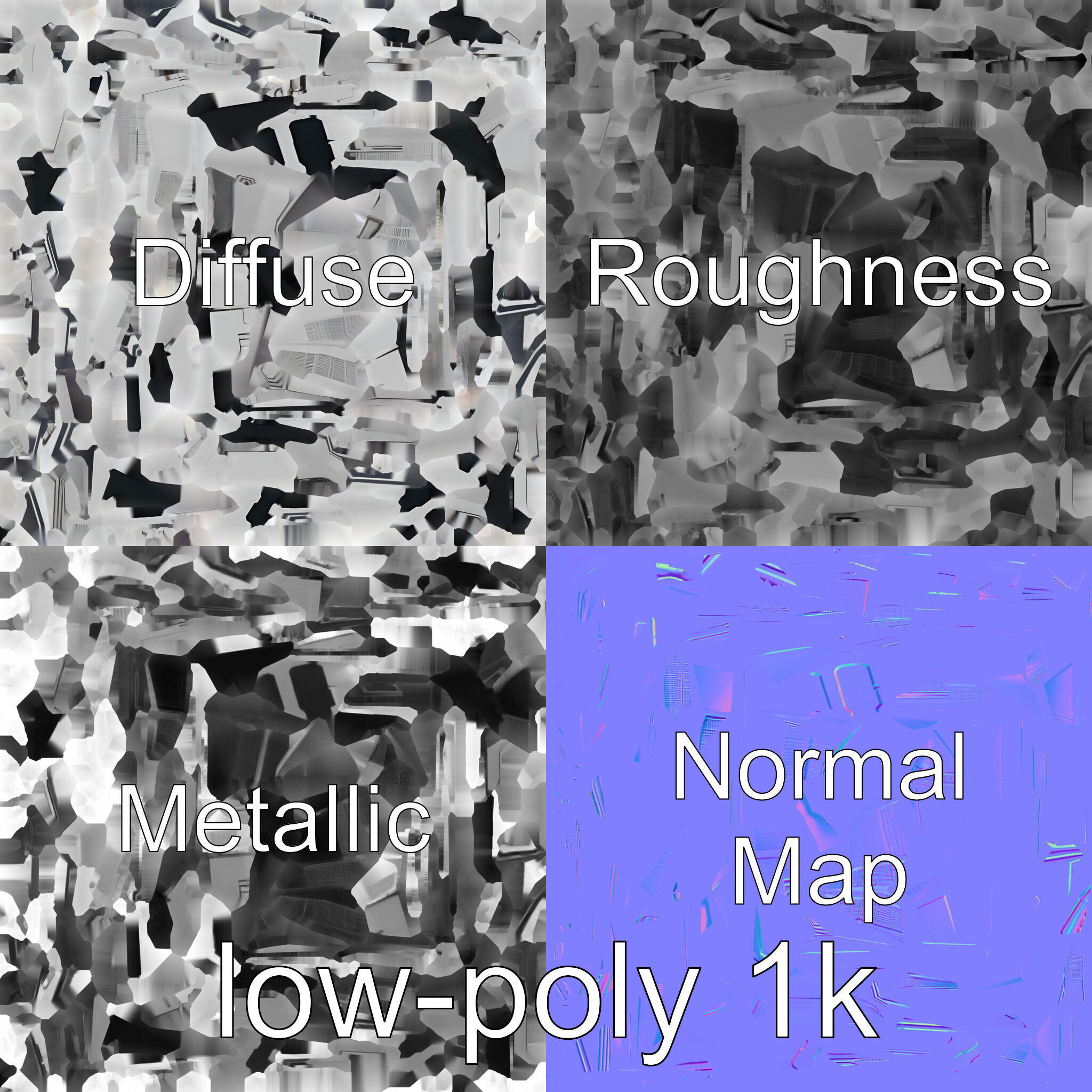 Futuristic Skyscraper Architectural Tower Low-poly 3D model_24