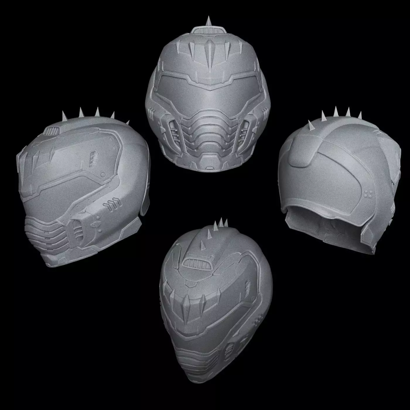 Doom The Dark ages HEAD 3D print model