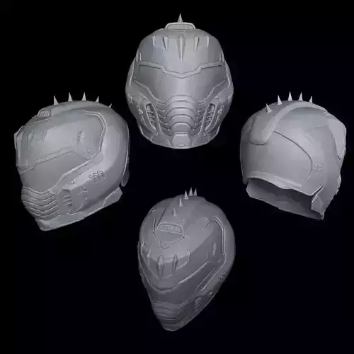 Doom  The Dark ages  HEAD 3D print model