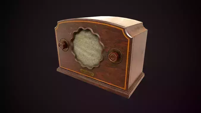 Vintage tabletop radio