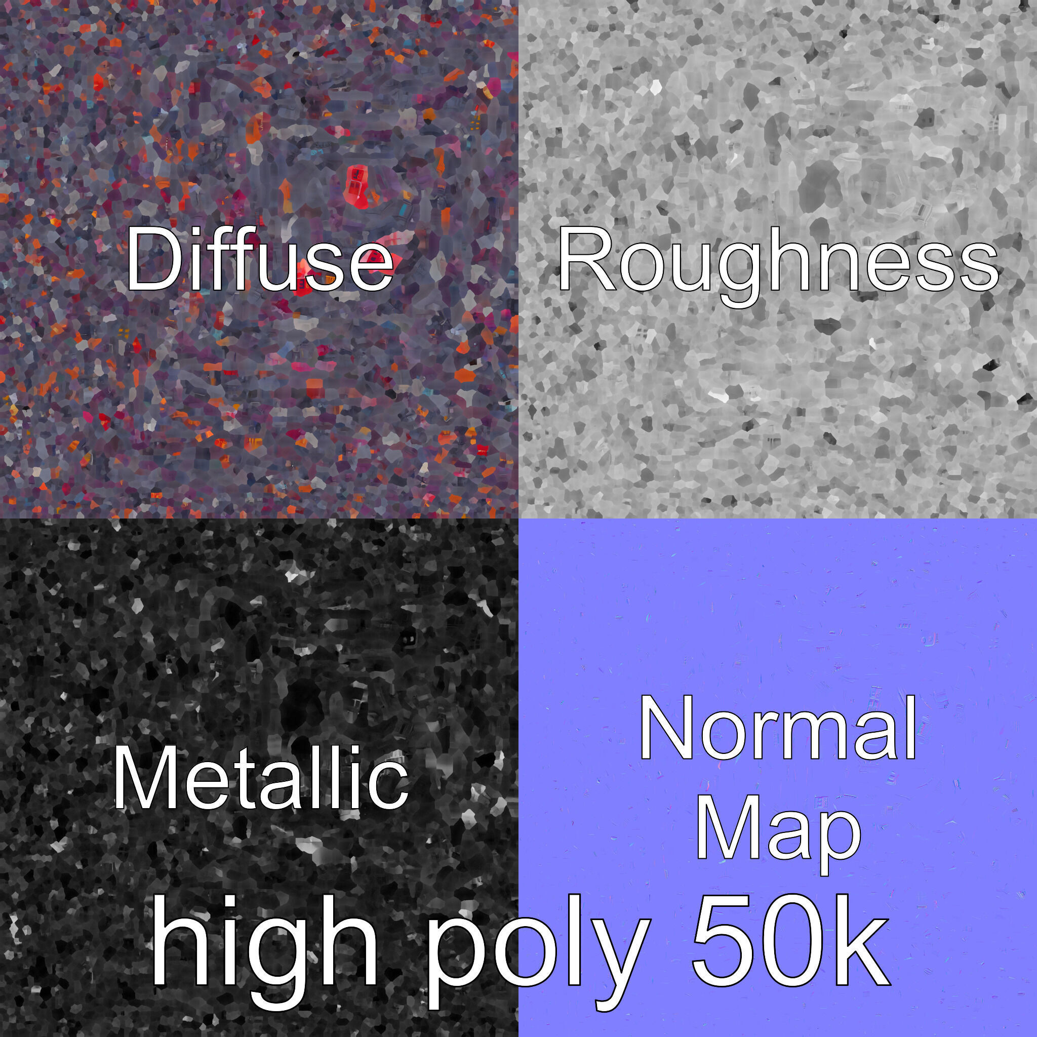 Cyberpunk Skyscraper Neon Signs Night Scene Low-poly 3D model_21