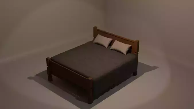 Wooden Bed