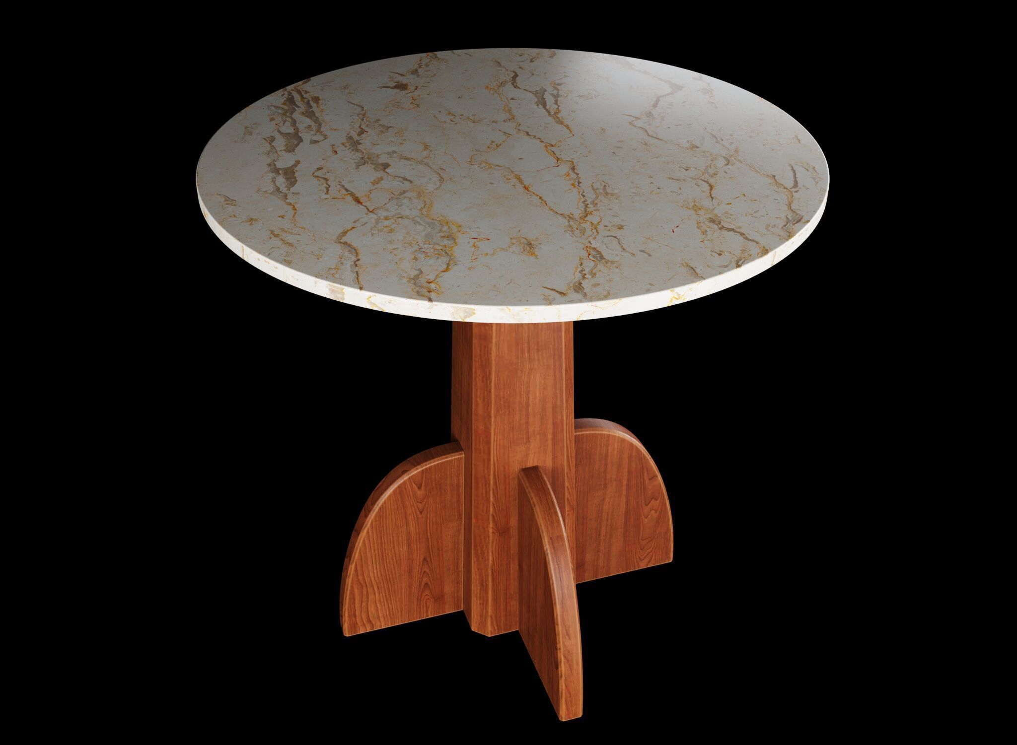 Axel Einar Hjorth table  Low-poly 3D model_5