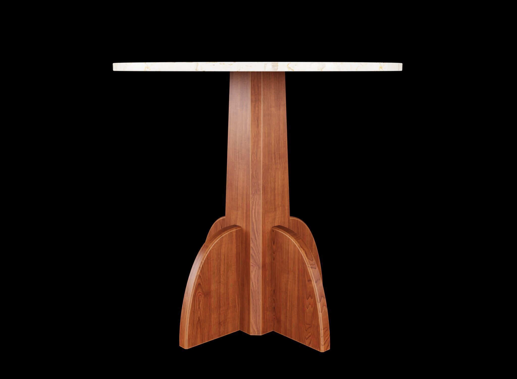 Axel Einar Hjorth table  Low-poly 3D model_3