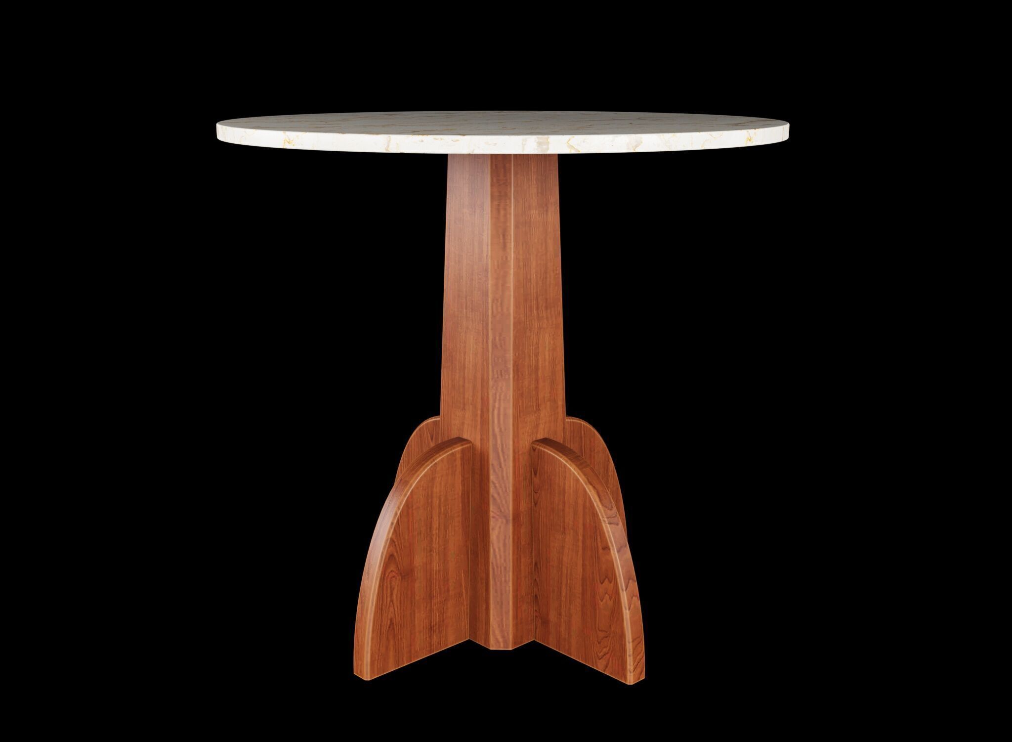 Axel Einar Hjorth table  Low-poly 3D model_2