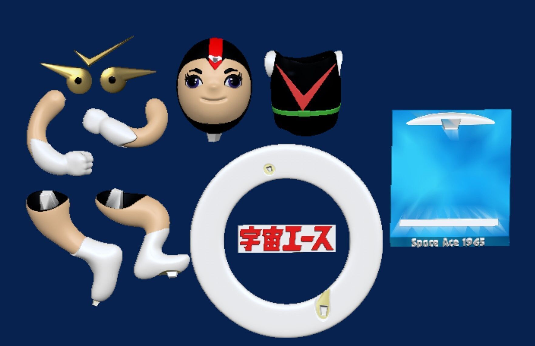 Space Ace 1965 3D print model_5