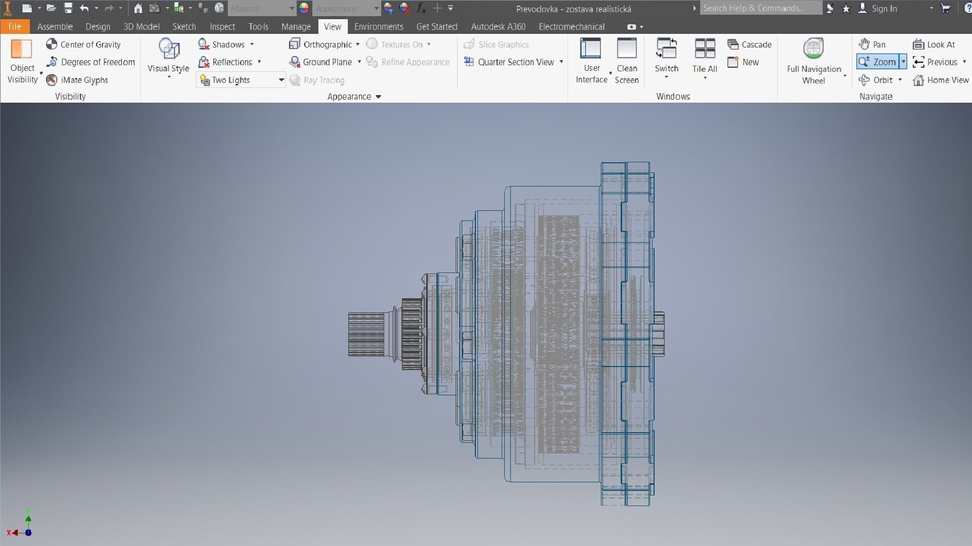 two step planetary gearbox 3d model 3D model_10
