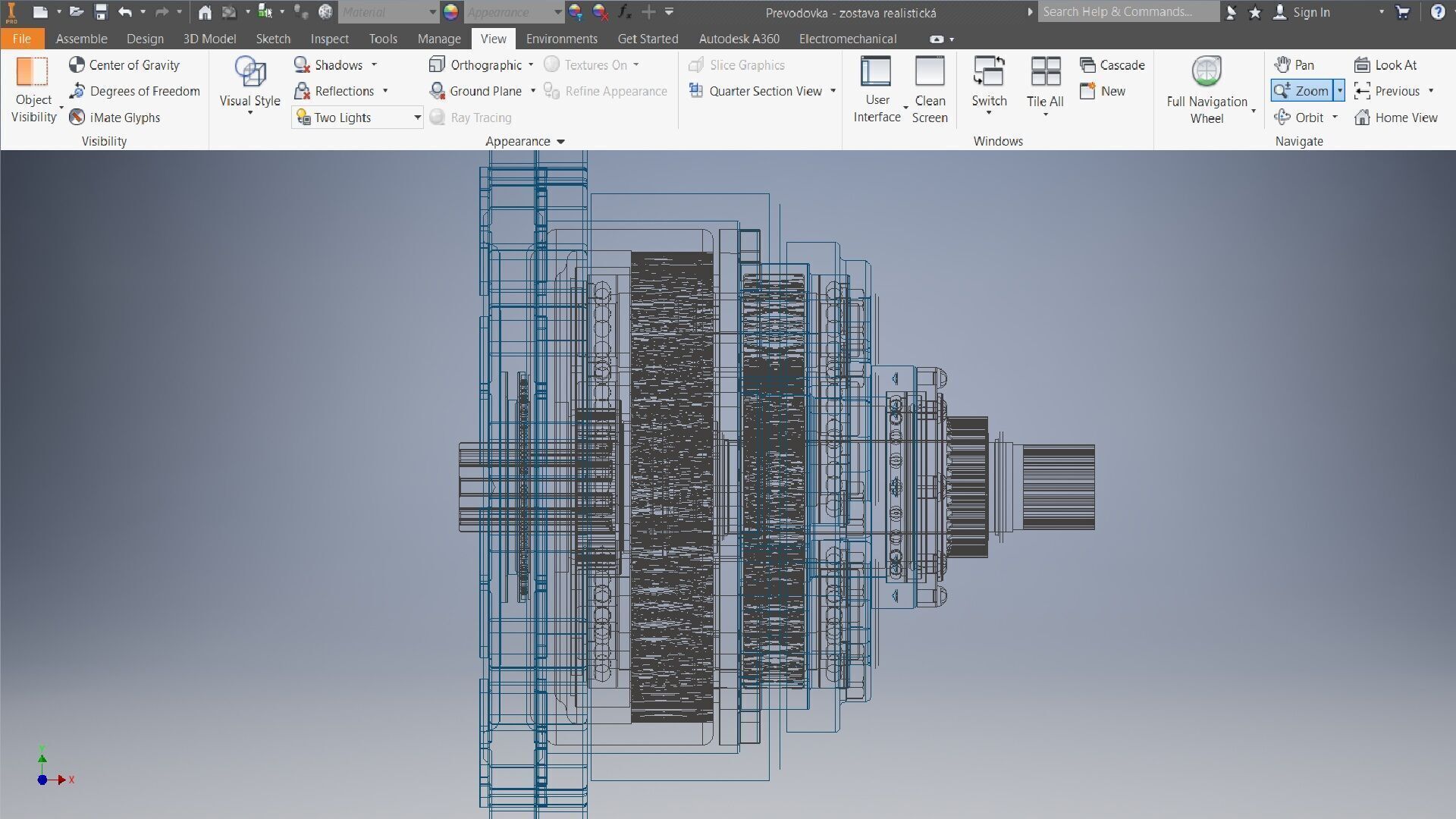 two step planetary gearbox 3d model 3D model_13