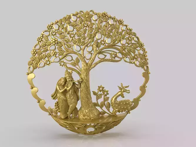 Radhakrishna 3dprint model file-3