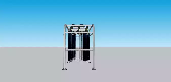 MC06 Stainless Steel Wash Along Curtain Peco 
