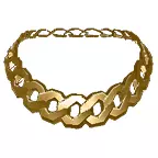 bold chain necklace Low-poly 3D model