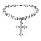 cross chain necklace