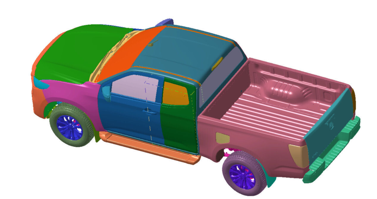 Mazda BT50 FSC 2021 Vehicle 3d scan data 3D model 3D model_2