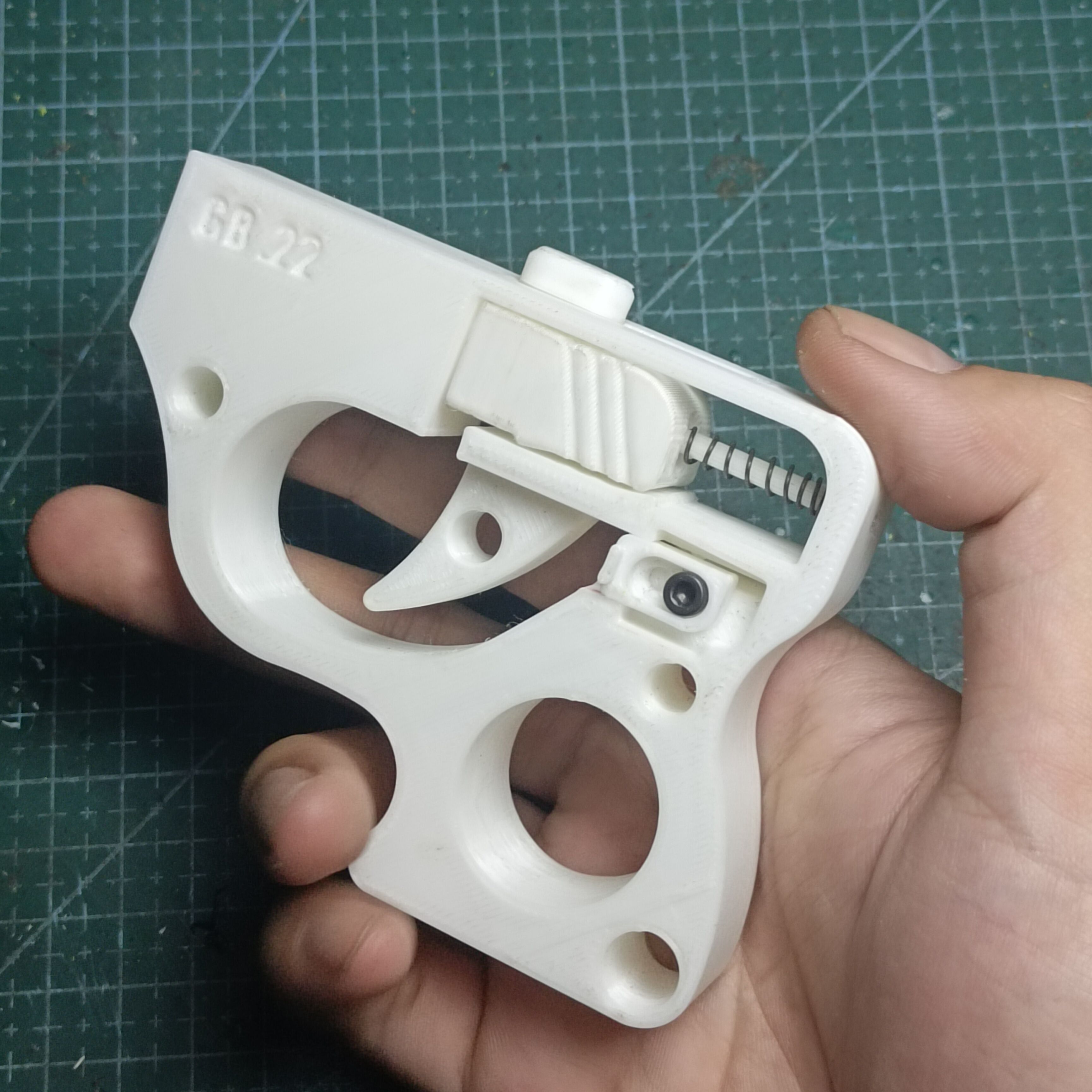 Xhobby GB-22 Mini Toy Gun 3D print model_3