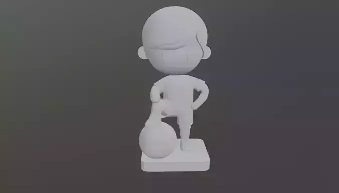 Football player statue