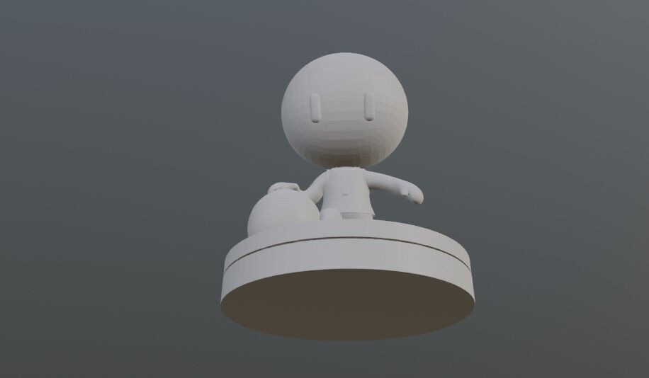 basketball player 3D print model_4
