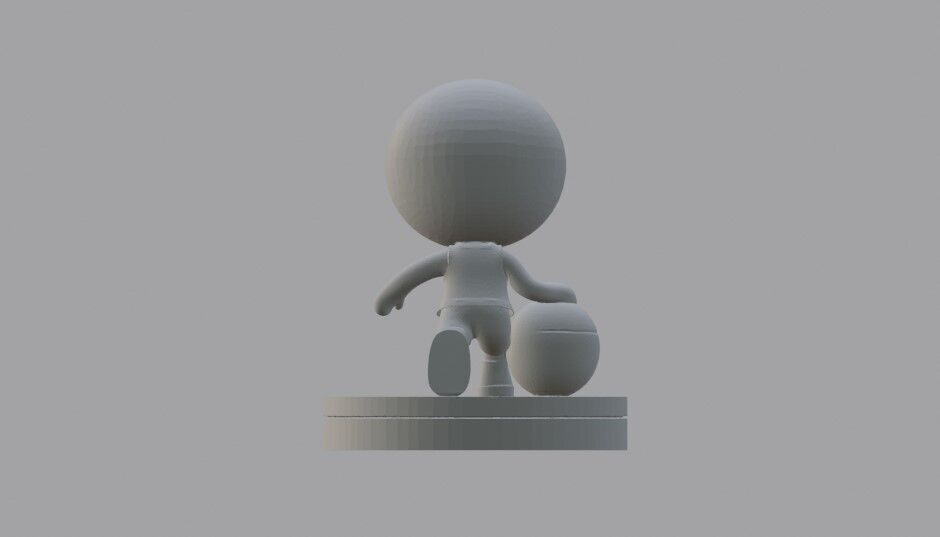basketball player 3D print model_2