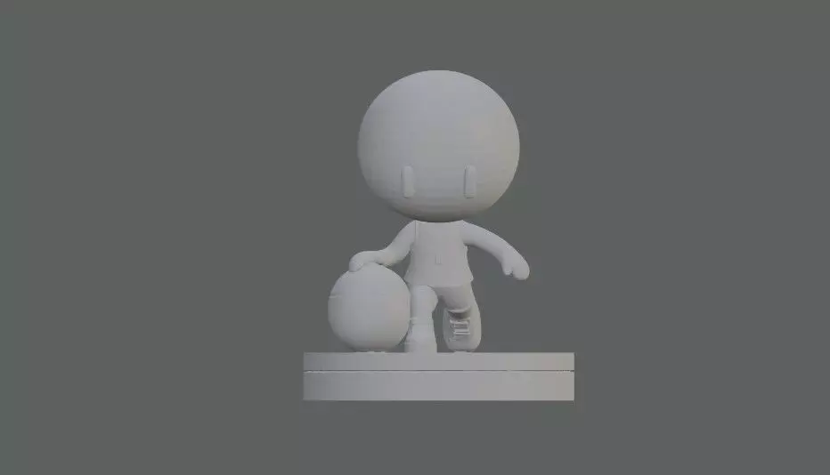 basketball player 3D print model_0