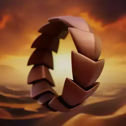 Desert Fang Ring - Futuristic Sci-Fi Modular Jewelry 3D Print 20