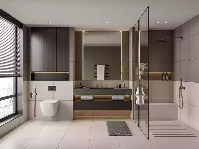 Bathroom 41 3D model