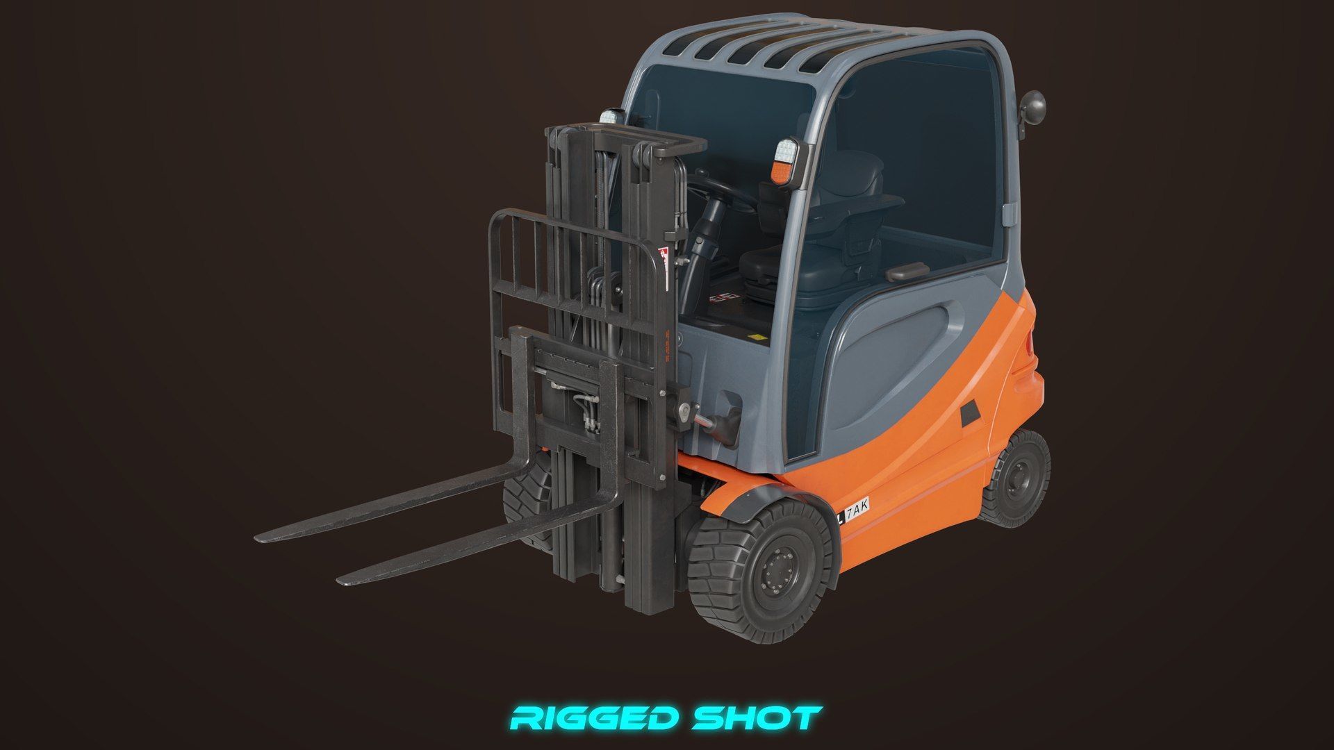 Cargo Pallets and Forklift Trucks Collection All PBR Textures _26