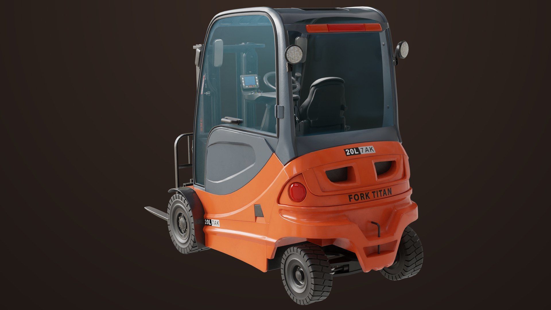 Cargo Pallets and Forklift Trucks Collection All PBR Textures _28