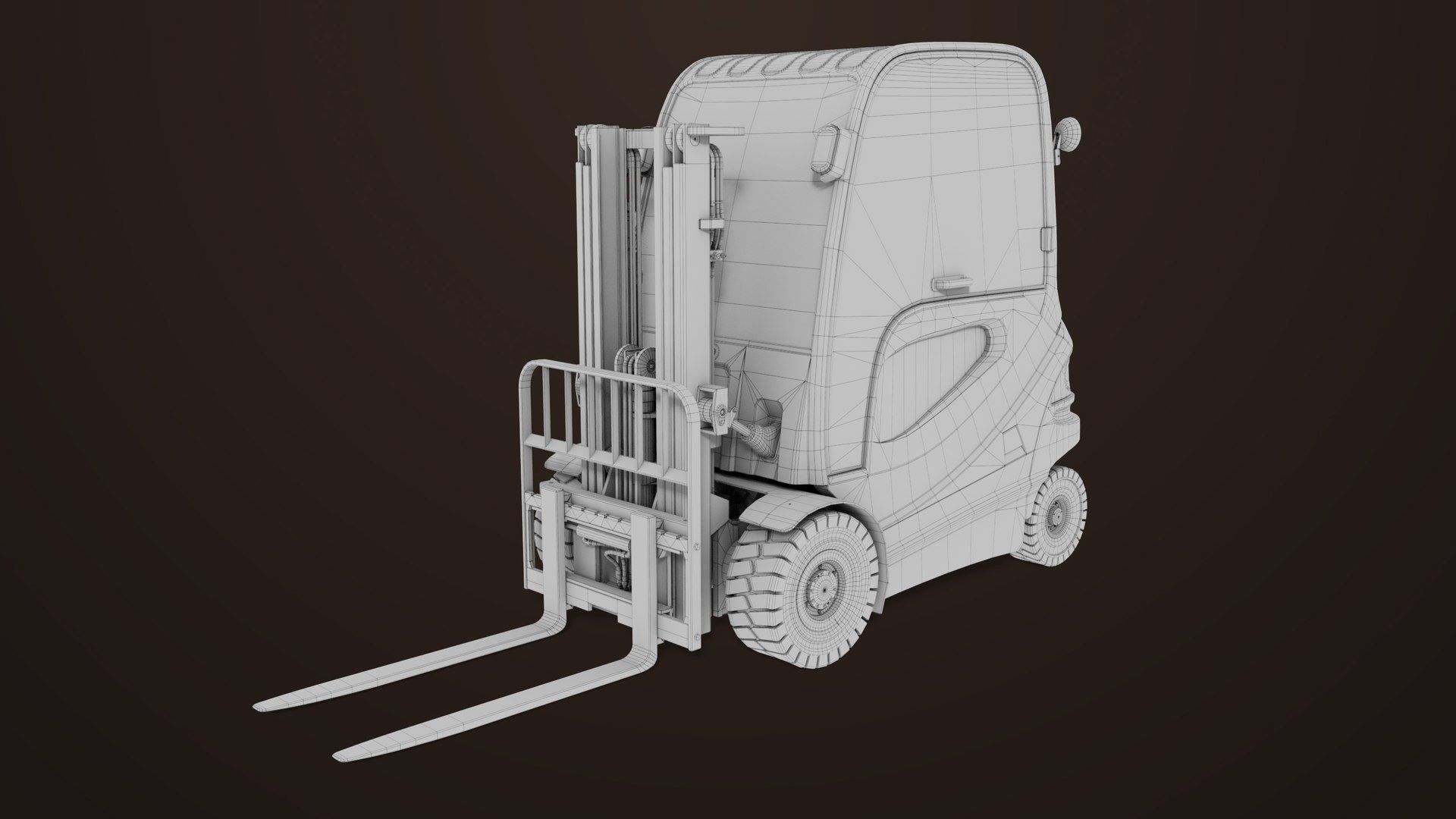 Cargo Pallets and Forklift Trucks Collection All PBR Textures _32