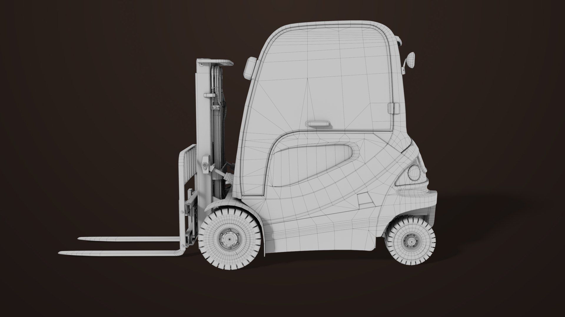 Cargo Pallets and Forklift Trucks Collection All PBR Textures _31