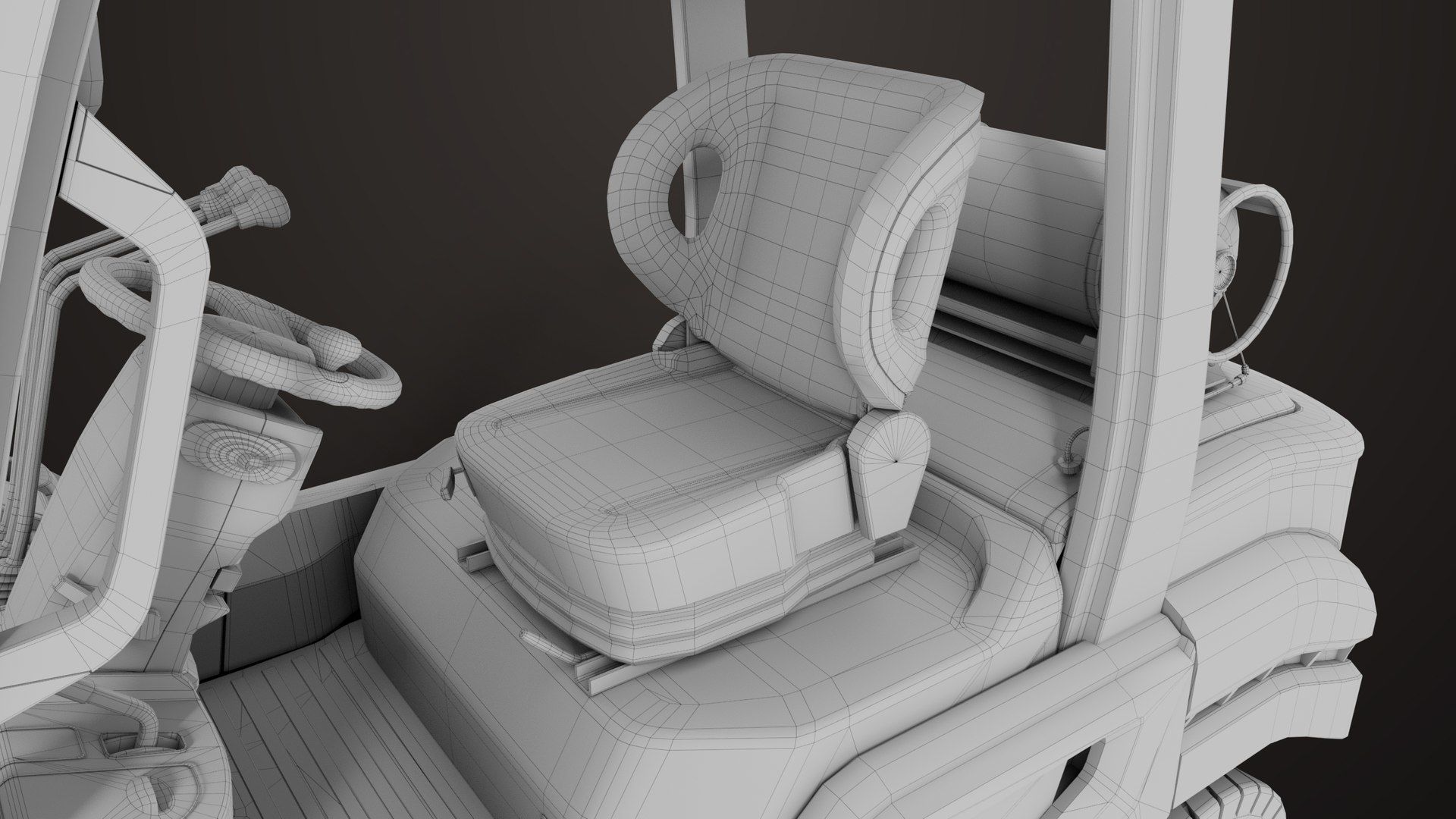 Cargo Pallets and Forklift Trucks Collection All PBR Textures _23