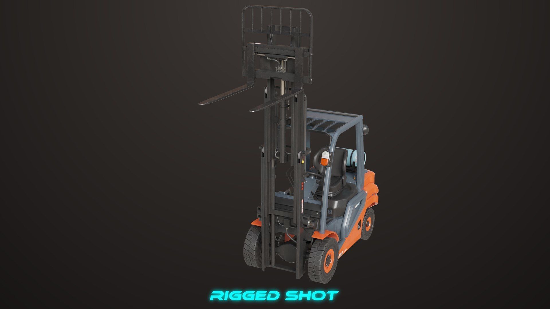 Cargo Pallets and Forklift Trucks Collection All PBR Textures _18