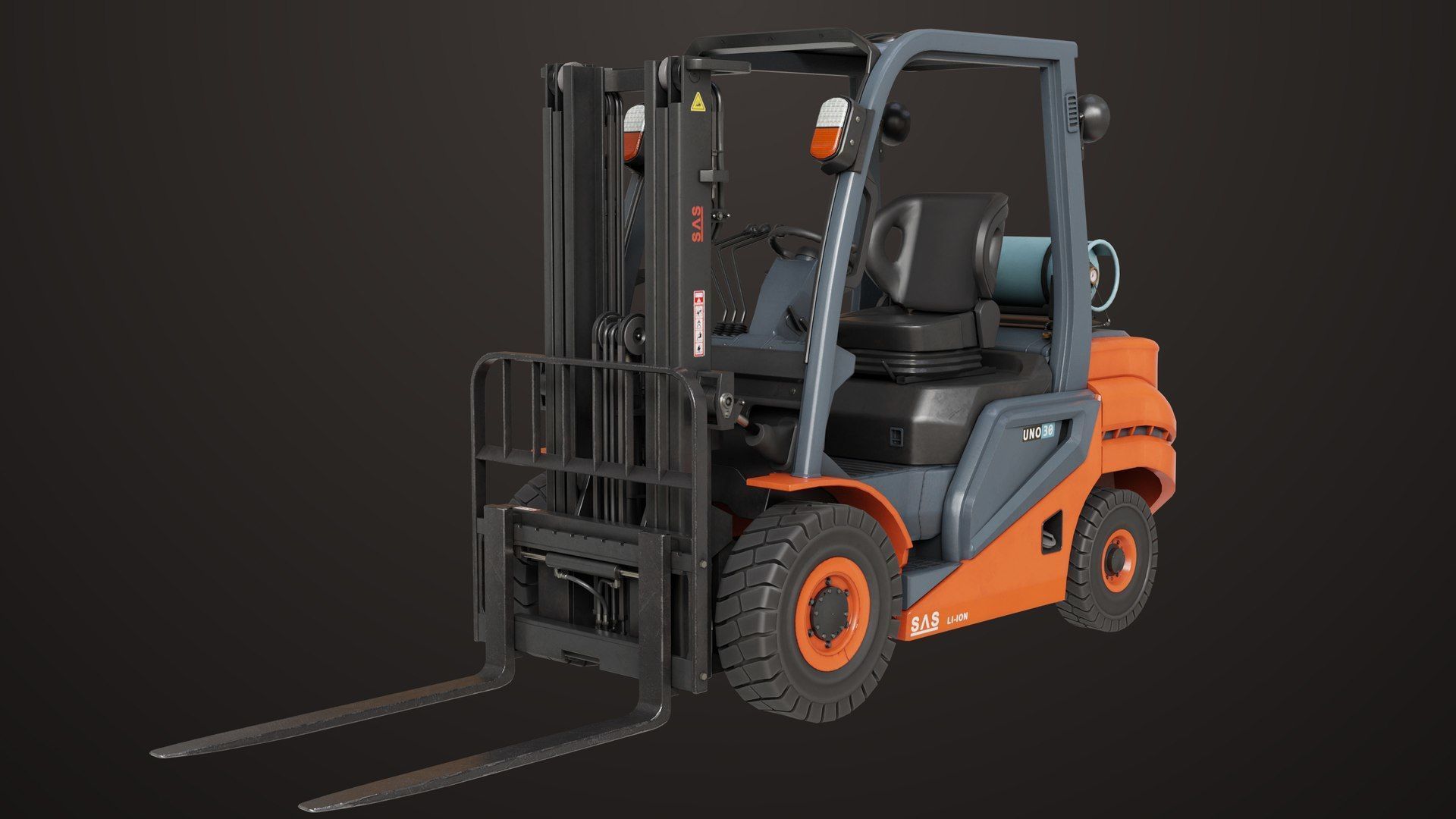 Cargo Pallets and Forklift Trucks Collection All PBR Textures _15
