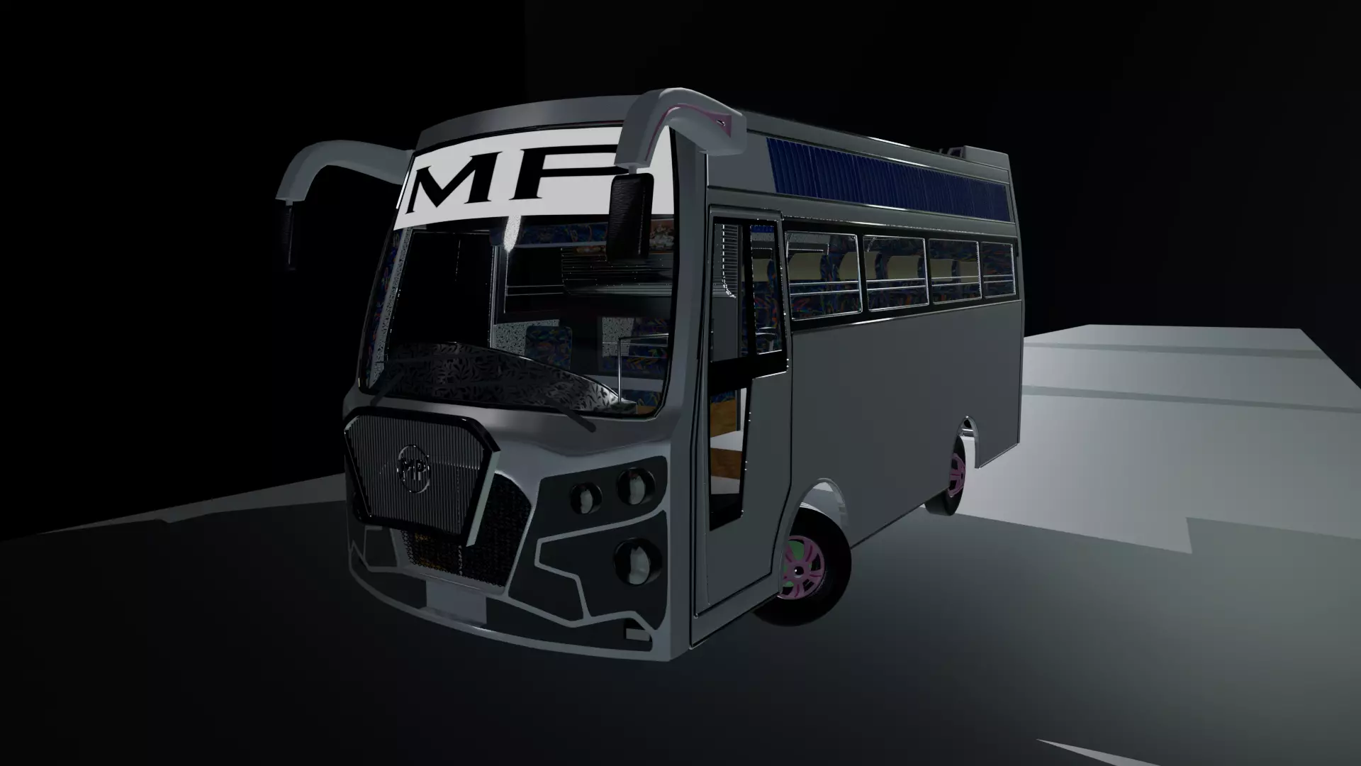 407 Tourist Van 3D model