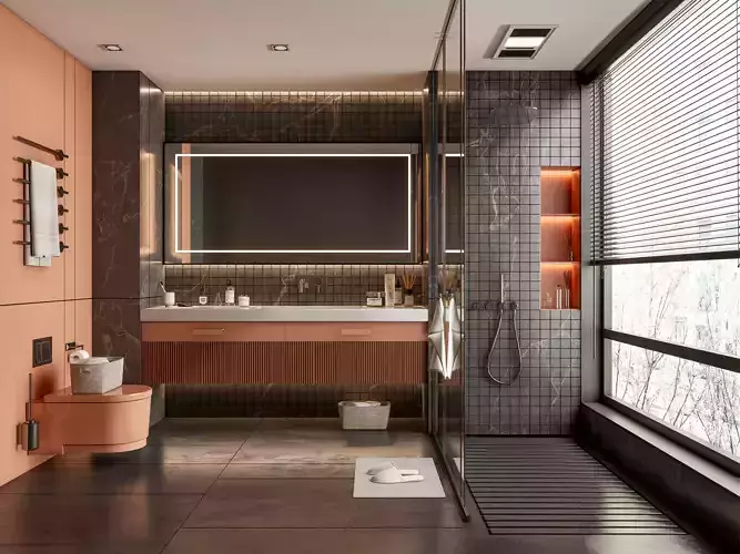 Bathroom 44 3D model