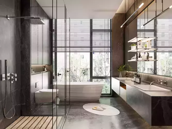 Bathroom 45 3D model