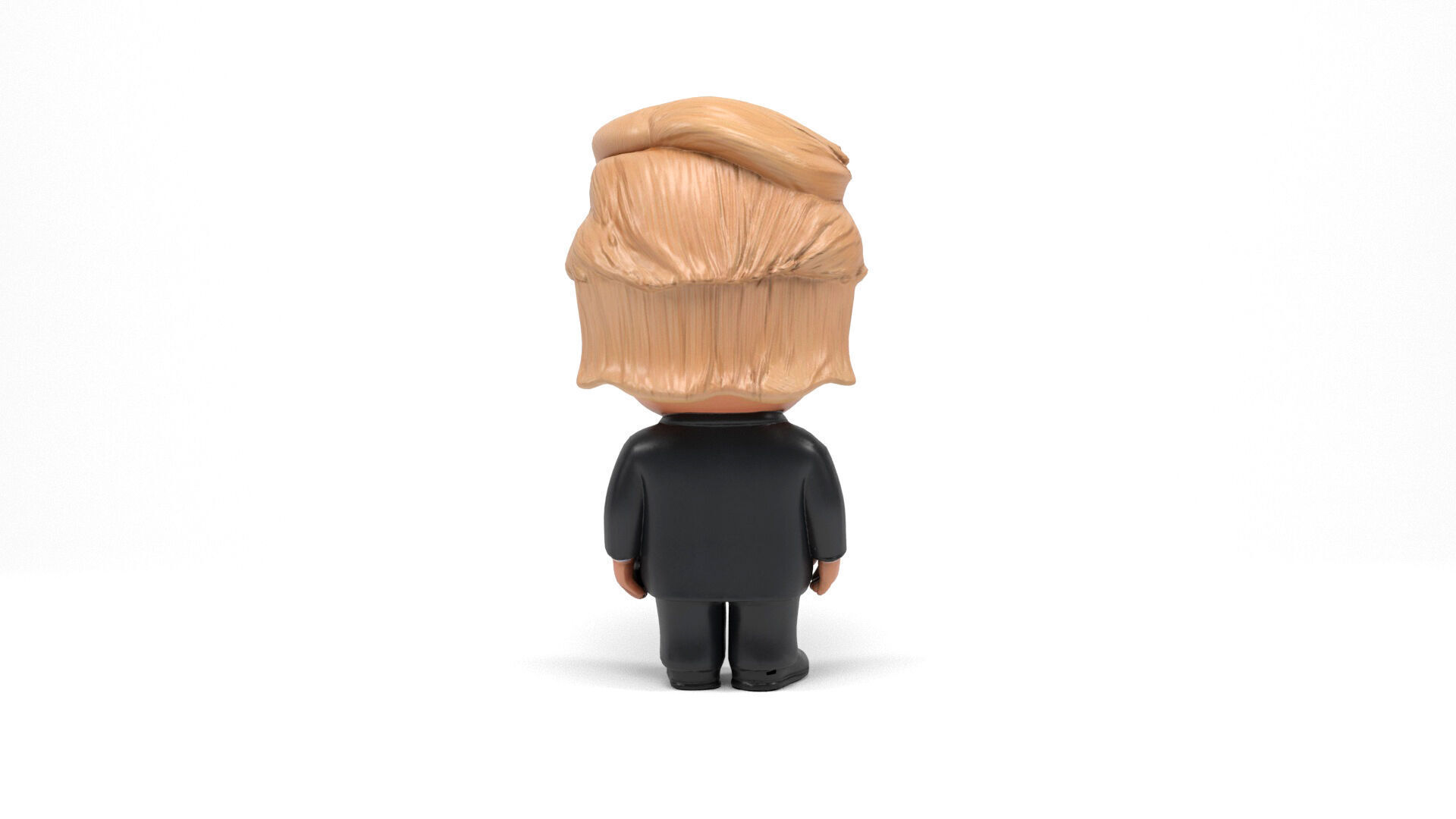 Donald Trump figure 2 Low-poly 3D model_6