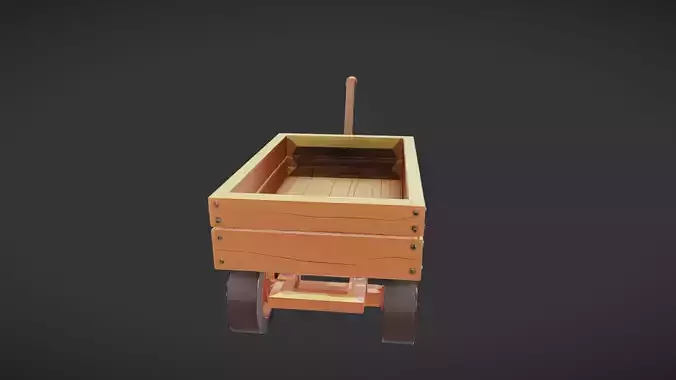 wooden toy wagon