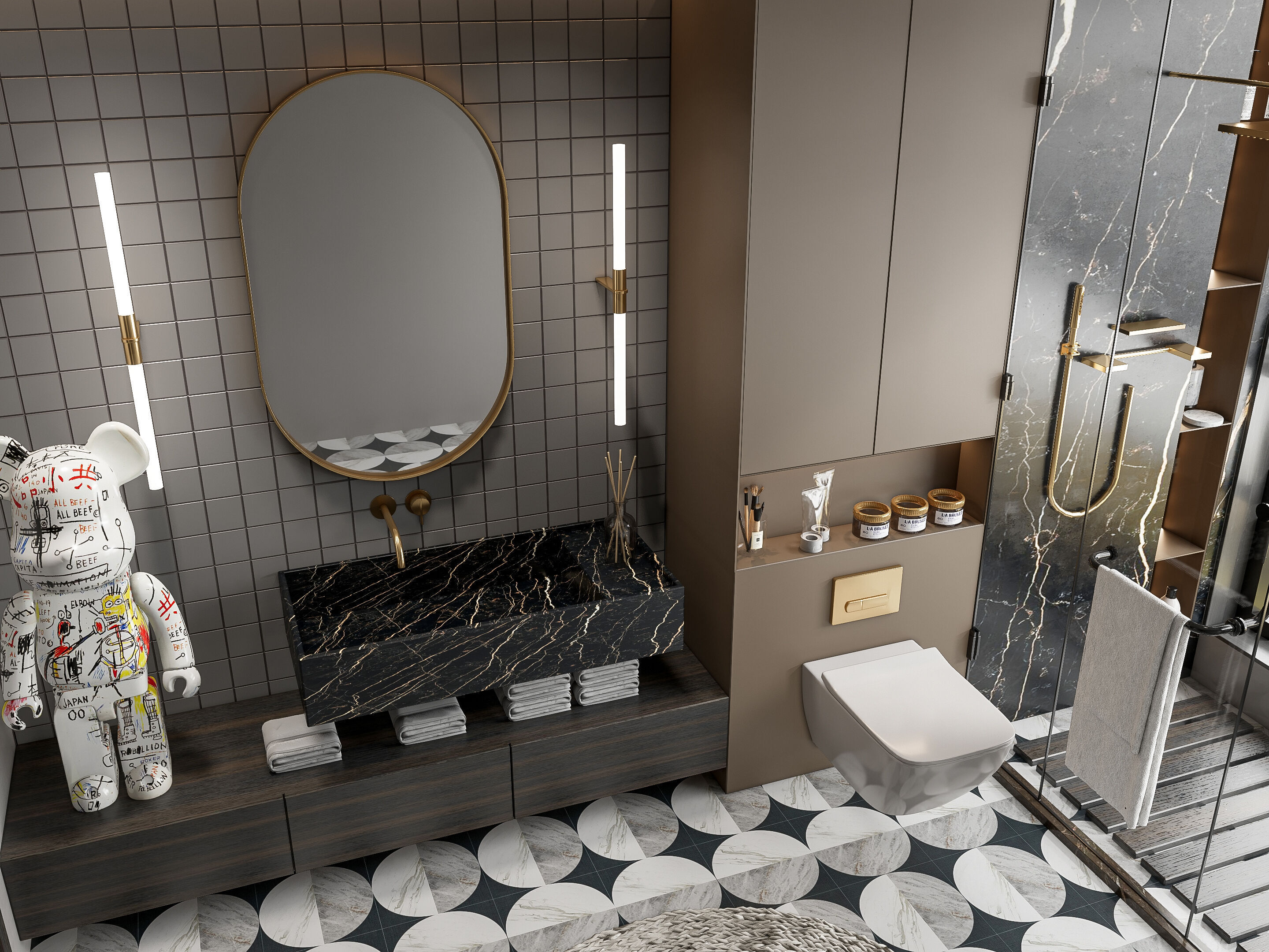 Bathroom 49 3D model_4