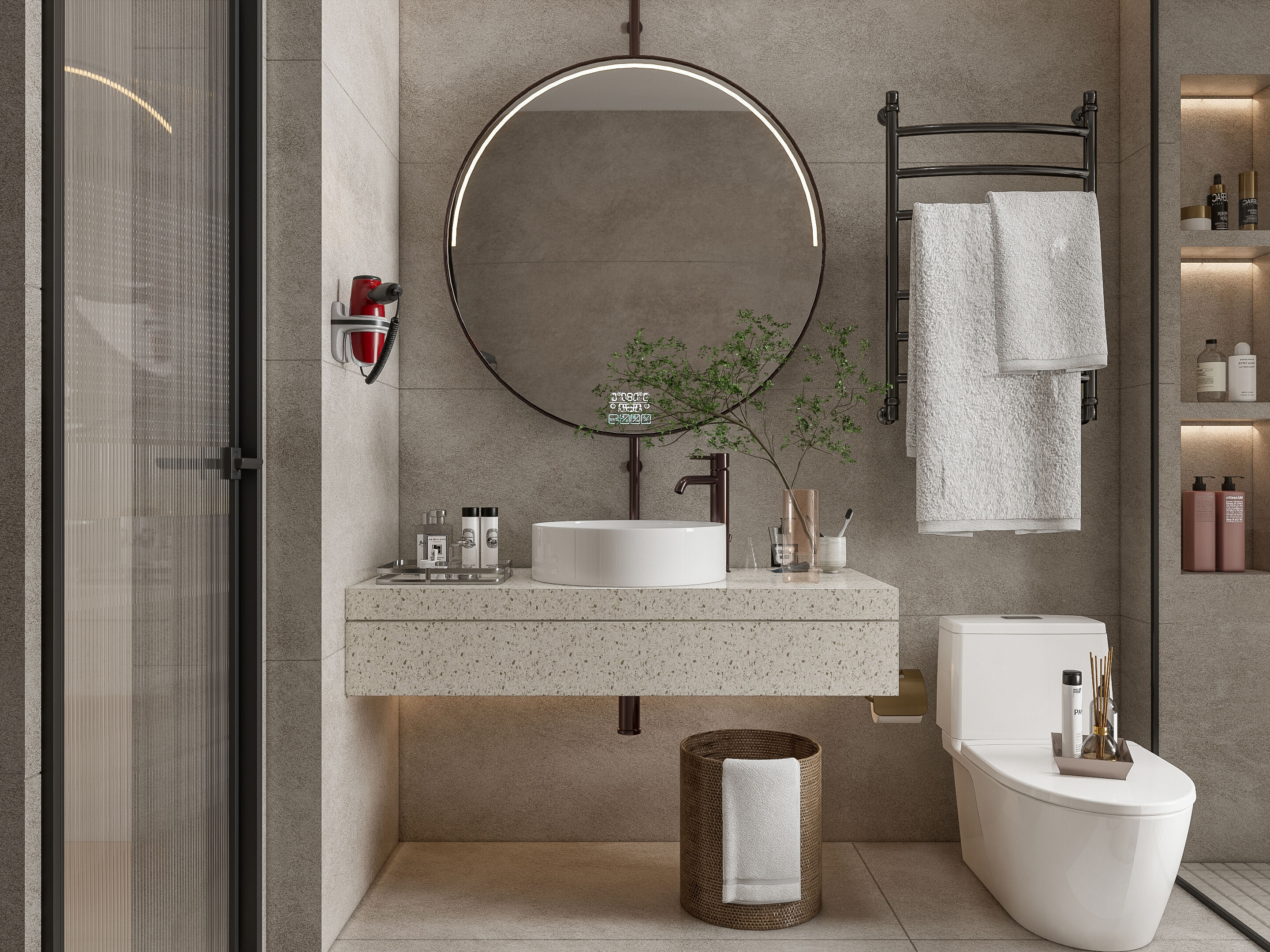 Bathroom 52 3D model_4