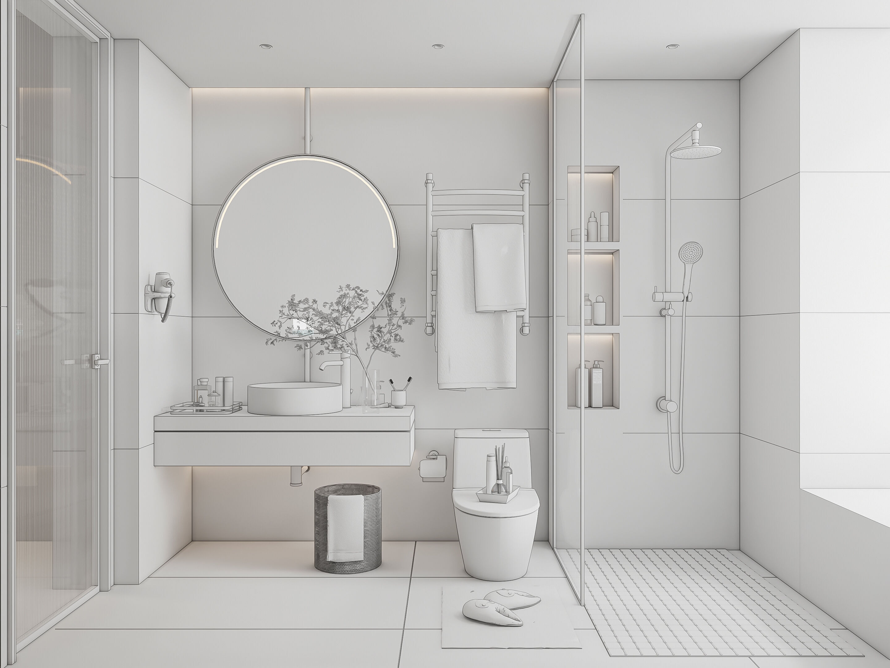 Bathroom 52 3D model_17