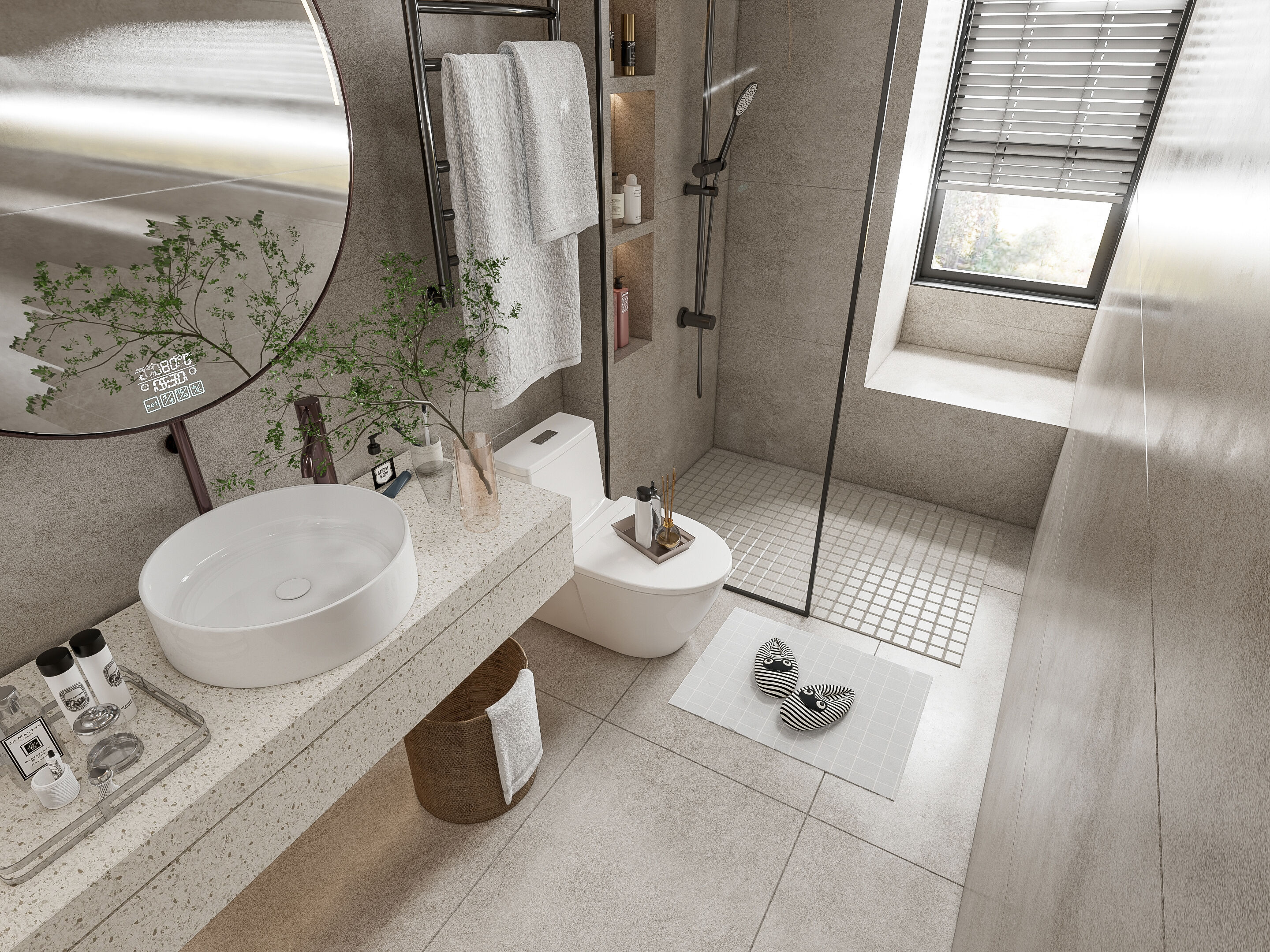 Bathroom 52 3D model_5