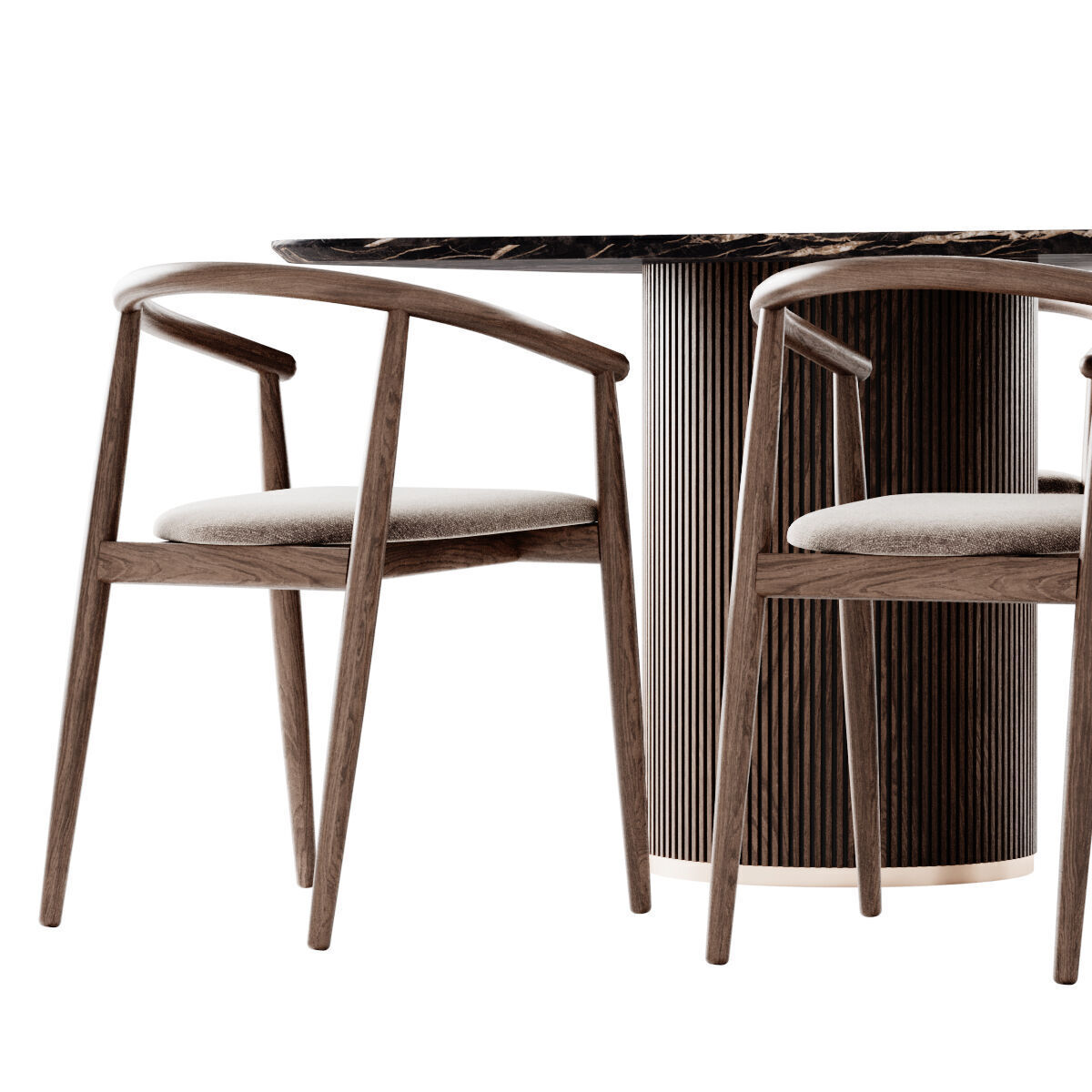 Fusano Dining Table 3D model_3