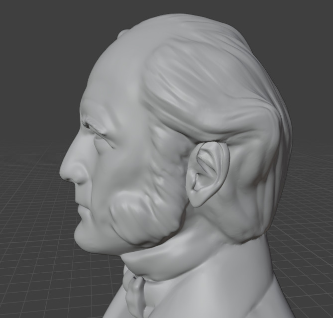 Sam Houston 3D print model_9